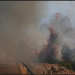 Νέα πυρκαγιά σε χορτολιβαδική έκταση στα Εξαμίλια Κορινθίας