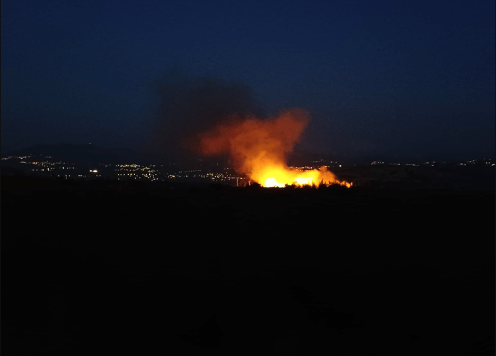 Σε εξέλιξη δασική πυρκαγιά στην περιοχή Κέρη Ηρακλείου Κρήτης (Φωτό)