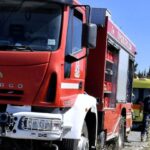 Σοβαρό τροχαίο με 4 νταλίκες στη Λάρισα – Εγκλωβίστηκε οδηγός (Φωτό)