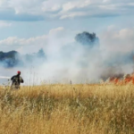 Πυρκαγιά σε ξερά χόρτα στο Ζευγολατιό Κορινθίας