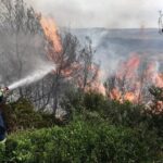 Πυρκαγιά σε έκταση με καλάμια στην Μεσσαριά Κέρκυρας