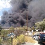 Πυρκαγιά ΤΩΡΑ σε χορτολιβαδική έκταση στην Βάρη Σύρου (Φώτο)