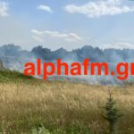 Πυρκαγιά σε ξερά χόρτα στο Σούλι Αχαίας