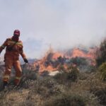 Οριοθετήθηκε η πυρκαγιά στο Νέο Πετρίτσι στις Σέρρες