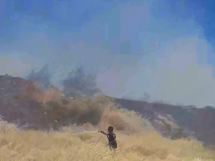 Πυρκαγιά εν υπαίθρω στης Αχαρνές Αττικής (Φωτό & Βίντεο)