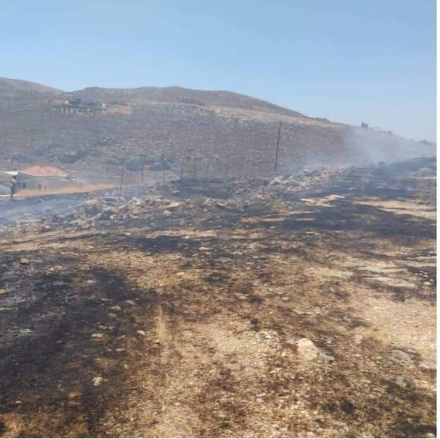 Πυρκαγιά σε χορτολιβαδική έκταση στην Κάλυμνο (Φωτό)