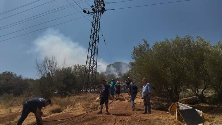 Πυρκαγιά σε χαμηλή βλάστηση στη Ζωφριά στα Άνω Λιόσια.