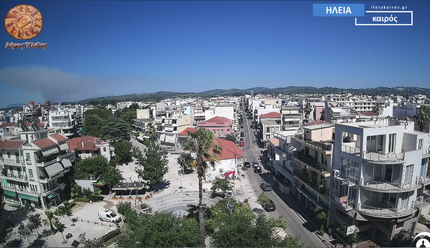 Σε εξέλιξη μεγάλη πυρκαγιά σε δασική έκταση στις Πόρτες Αχαΐας (Φωτό)