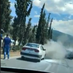 Πυρκαγιά σε Ι.Χ όχημα επί της λεωφόρου Κατεχάκη