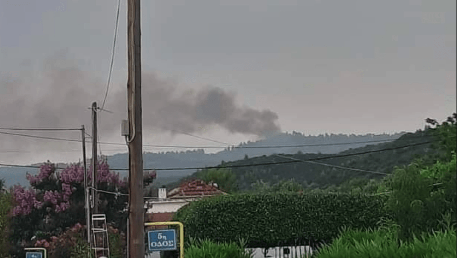 Χαλκιδική: Πυρκαγιά ξέσπασε σε Σιθωνία και Κασσάνδρα