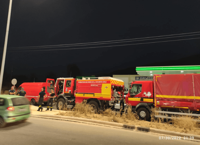 Ηγουμενίτσα: Ήρθαν οι 25 Γάλλοι πυροσβέστες με 8 οχήματα