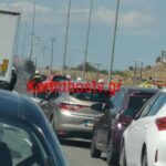 Πυρκαγιά σε Ι.Χ όχημα στην εθνική οδό Αθηνών-Κορίνθου στο ύψος των Μεγάρων (Φωτό)