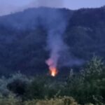 Πυρκαγιά σε εξέλιξη σε δασική έκταση στην Θάσο (Φωτό)