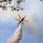 Σε εξέλιξη πυρκαγιά σε δασική έκταση στην περιοχή Κρανιά στην Πέλλα
