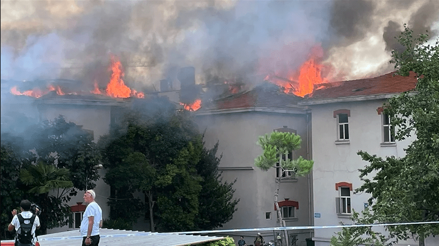 Πυρκαγιά στο Ελληνικό Νοσοκομείο Μπαλίκλι στην Κωνσταντινούπολη