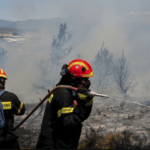 Πυρκαγιά στο Κομποβούνι Μιτόπολης στην Αχαΐα