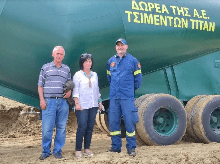 Σκουτεσιάδα Αιτωλοακαρνανίας: Τοποθετήθηκε μεταλλικό σιλό αποθήκευσης νερού πυρόσβεσης
