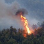 Δασική πυρκαγιά σε εξέλιξη στην περιοχή Ζεμενό Αράχωβας