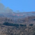Πυρκαγιά σε αγροτοδασική έκταση στην Κύμη Εύβοιας