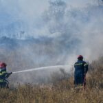 Σε εξέλιξη πυρκαγιά σε χορτολιβαδική έκταση στην περιοχή Δειλινά Ροδόπης
