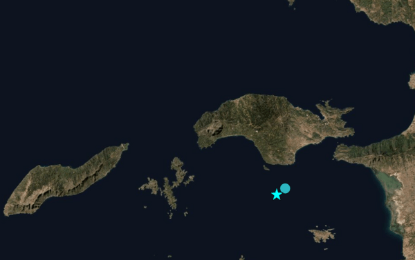 Σάμος: Δύο ισχυροί σεισμοί, μεγέθους 4.7 και 5,2 Ρίχτερ ταρακούνησαν το μεσημέρι το νησί
