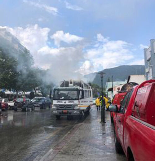 Πυρκαγιά σε απορριμματοφόρο του Δήμου Ξάνθης (Φωτό)
