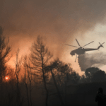 Πυρκαγιά σε δασική έκταση στην περιοχή Αχλάδια Ξάνθης