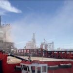 Πυρκαγιά σε ρυμουλκό πλοίο στο λιμάνι της Αλεξανδρούπολης (Βίντεο)