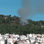 Πυρκαγιά στο περιαστικό δάσος της Καβάλας (Φωτό)