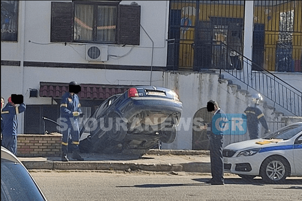 Τροχαίο ατύχημα στην οδό Γράμμου στην Καστοριάς