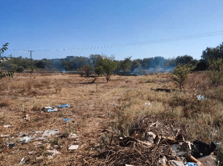 Πυρκαγιά σε χαμηλή βλάστηση στην περιοχή Ποίμνη Ξάνθης
