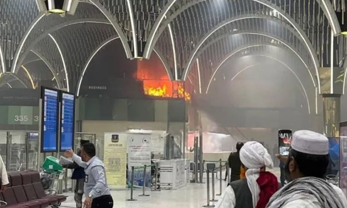 Ιράκ: Πυρκαγιά στο αεροδρόμιο της Βαγδάτης