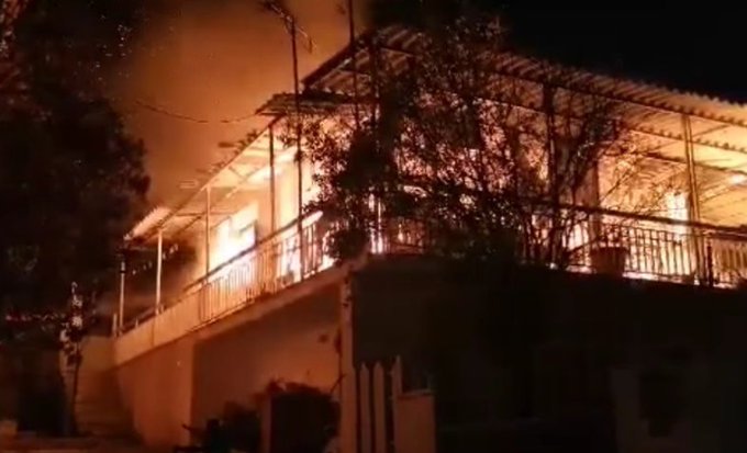 Πυρκαγιά το βράδυ της Δευτέρας σε μονοκατοικία στην περιοχή της Βραυρώνας