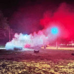 Πυρκαγιά σε Ι.Χ όχημα μετα απο τροχαίο στα Γιάννενα (Φωτό)