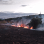 Πυρκαγιά σε σε χαμηλή βλάστηση στο Μήλεσι Αττικής (Φωτό)