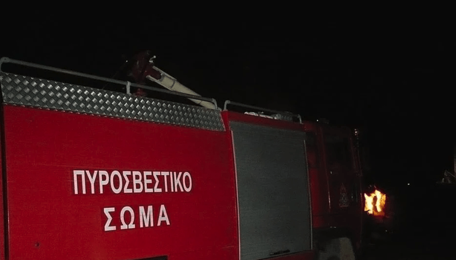 Πυρκαγιά σε κατοικία στο Κόκκινο Χωριό Χανίων
