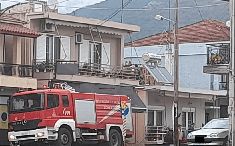 Πυρκαγιά σε καμινάδα στο Καινούργιο Αιτωλοακαρνανίας
