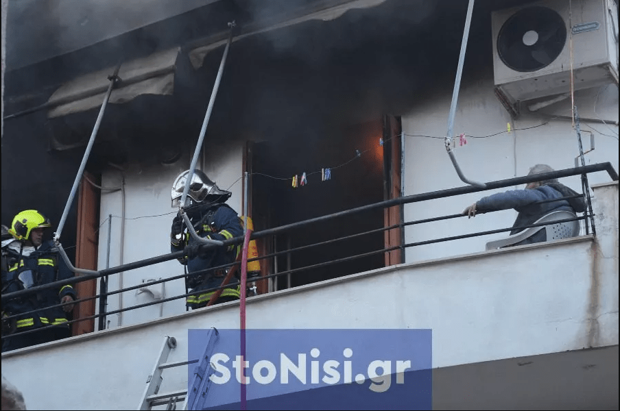 Πυρκαγιά σε σπίτι στη Μυτιλήνη – Απεγκλωβίστηκε ηλικιωμένος
