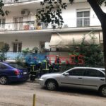 Πτώση άνδρα από φωταγωγό στην οδό Αργαίου 3 στην Τούμπα στη Θεσσαλονίκη