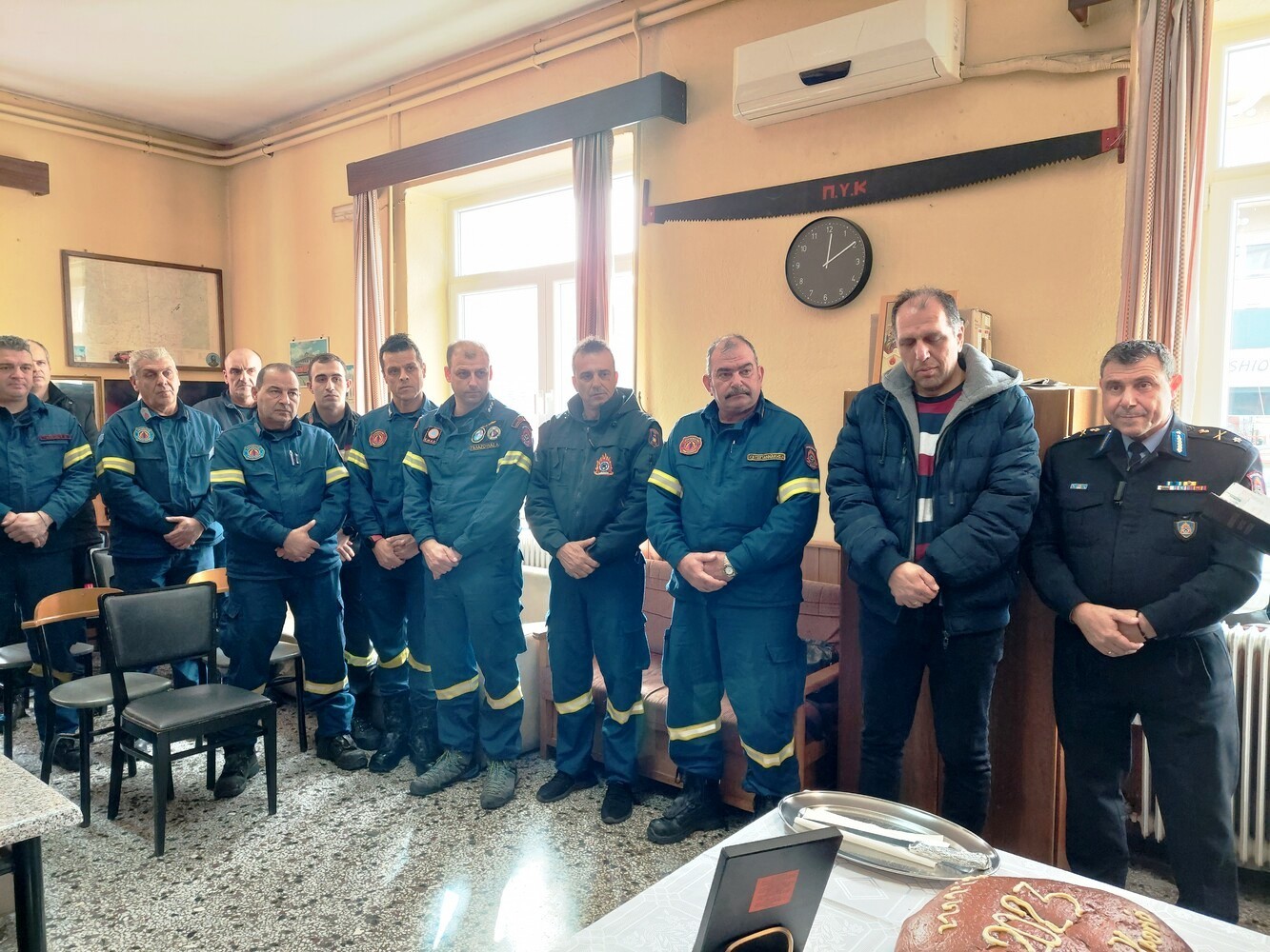 Κοπή Βασιλόπιτας στην Πυροσβεστική Υπηρεσία Κομοτηνής