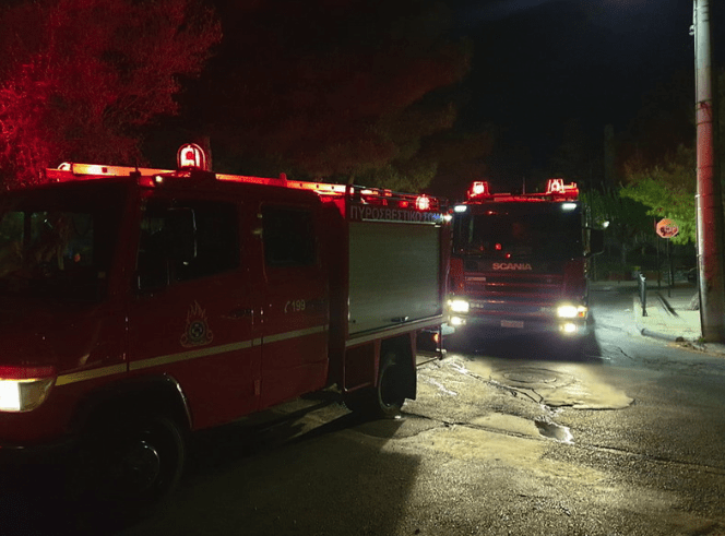 Πυρκαγιά σε πλυντήριο αυτοκινήτων στην Αγία Παρασκευή