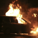 Πυρκαγιά σε Ι.Χ όχημα επί της οδού Δαμαλά στο Αιγάλεω