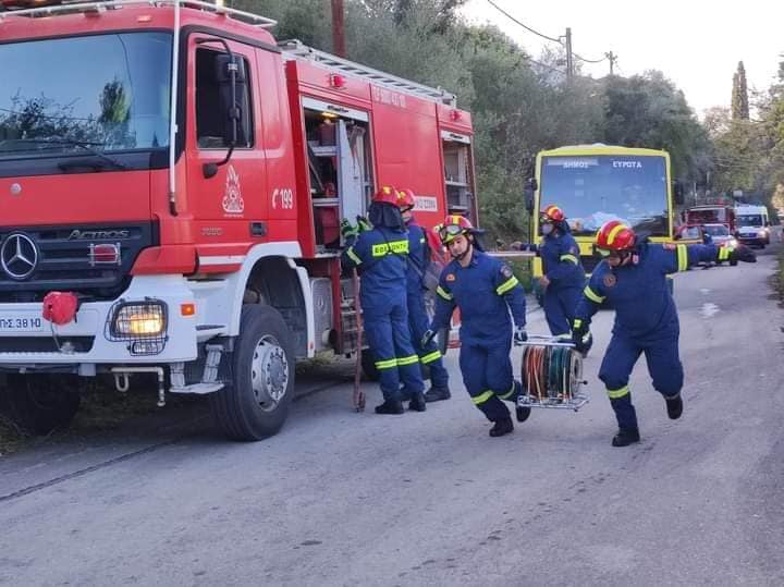 Εντυπωσίασε η διακλαδική άσκηση ετοιμότητας “ΠΥΡΑΝΘΟΣ 2023” στο Βαθύ Γυθείου