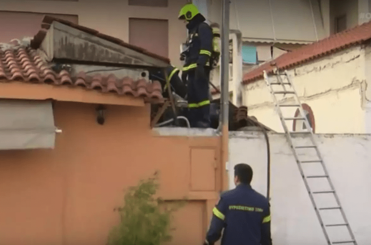 Πυρκαγιά σε ψητοπωλείο επί της οδού Λαμψάκου στη Νίκαια