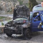 Πυρκαγιά σε Ι.Χ. αυτοκίνητο στην Σύρο (Φωτό)
