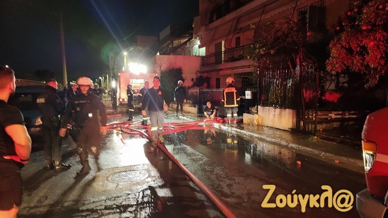 Πυρκαγιά σε διαμέρισμα 5ου ορόφου πολυκατοικίας επί της οδού Φλεβας Ρουβικωνος στο Ίλιον