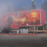 Λέσβος: Εκπαίδευση πυροσβεστών στον εξομοιωτή αστικής πυρκαγιάς Dragon Fire