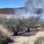 Πυρκαγιά σε αγροτική περιοχή στην Νέα Πέραμος Καβάλας