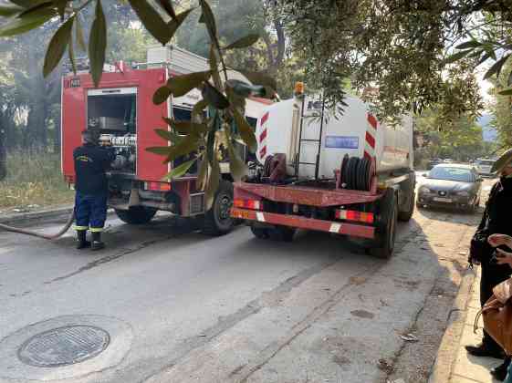 Πυρκαγιά σε εγκαταλελειμμένο κτίριο στη Νέα Κηφισιά