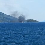 Πυρκαγιά σε σκάφος στο Μεγανήσι Λευκάδας